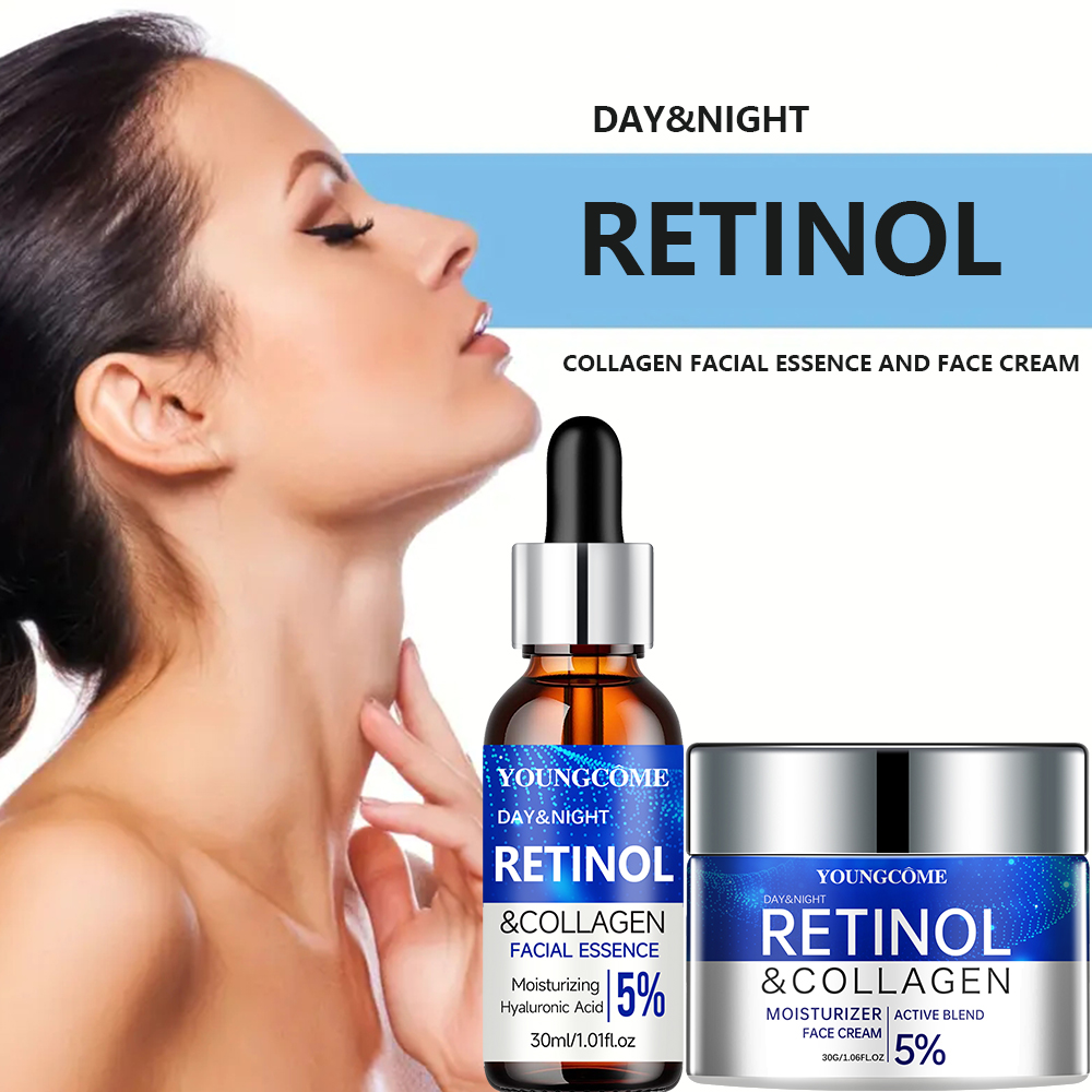 Retinol Cream - Zestaw serum z kremem z retinolem