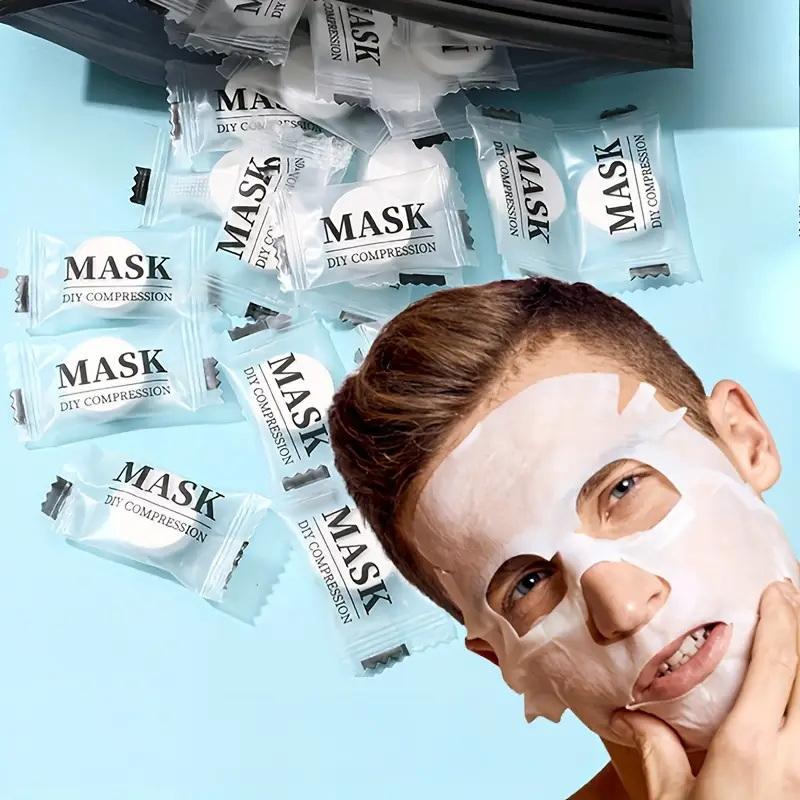 Face Mask Skincare - 100 SZT. Jednorazowe, kompresowane maski do