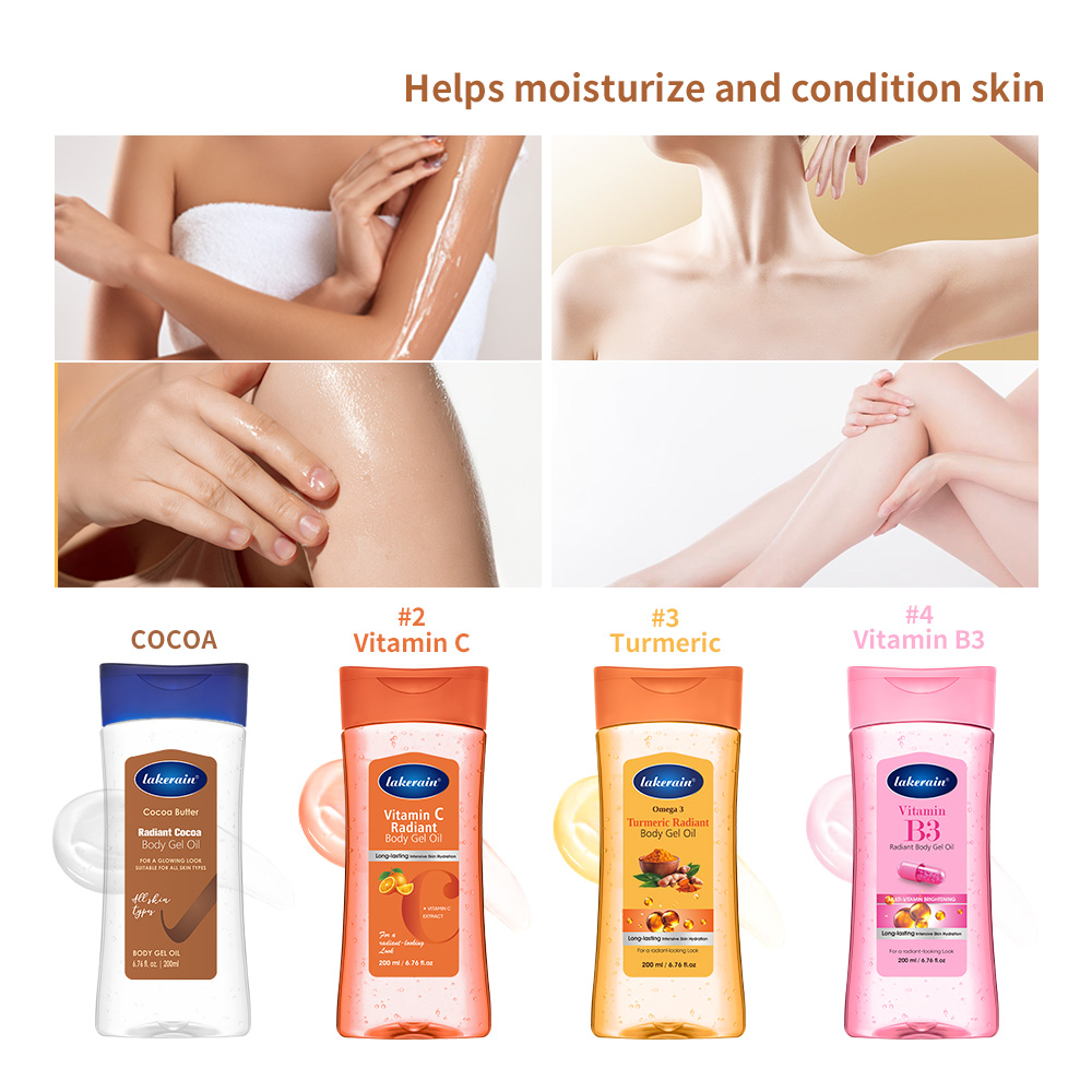 Skincare Glowing - Witamina C Kurkuma Rozświetlający Żelowy Olejek