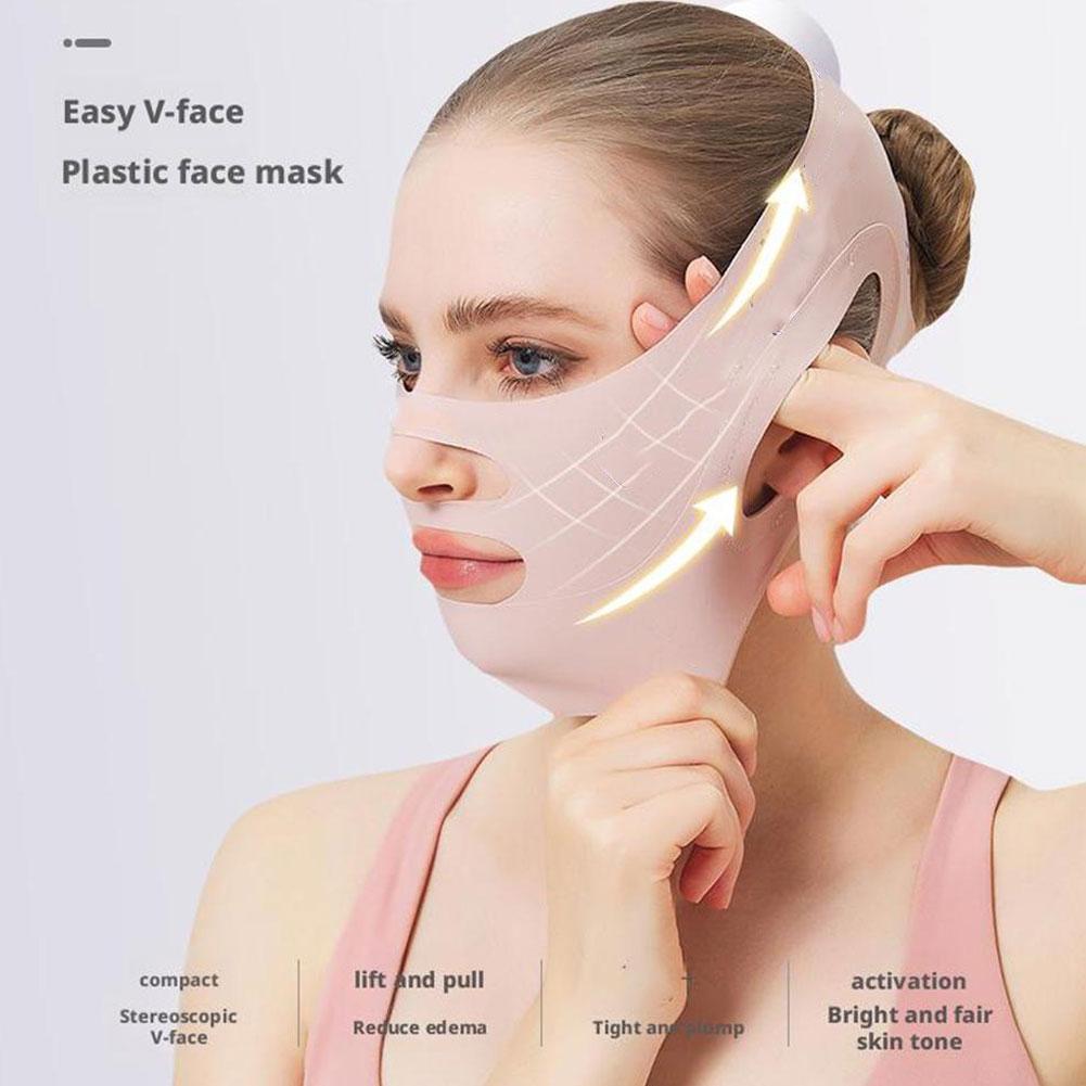 Face Mask Skincare - Opaska wyszczuplająca twarz V, modelująca maska