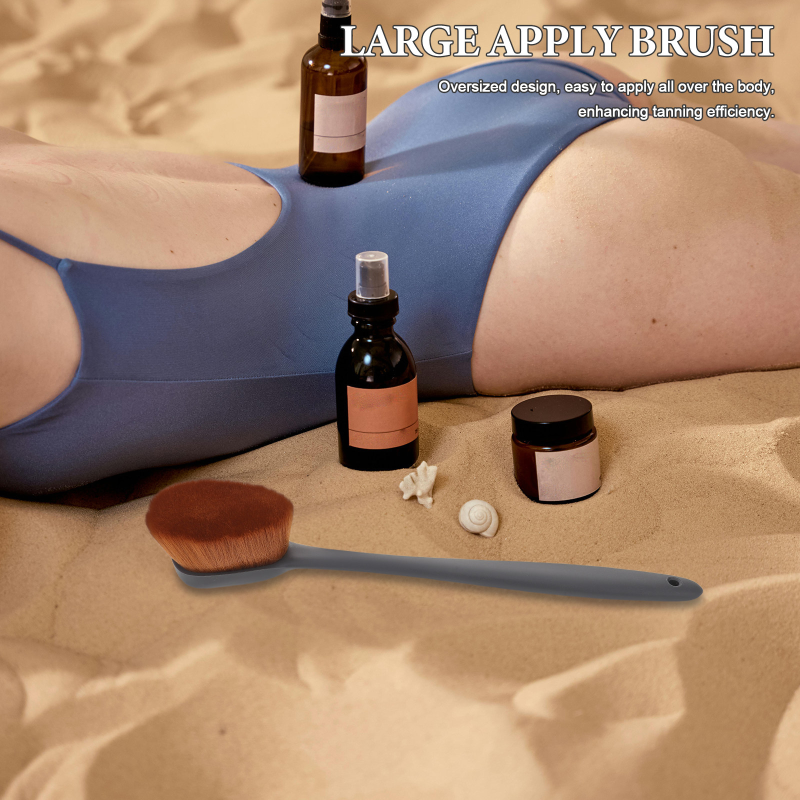 Duża szczotka do samoopalania, – Body Lotion recenzja i cena